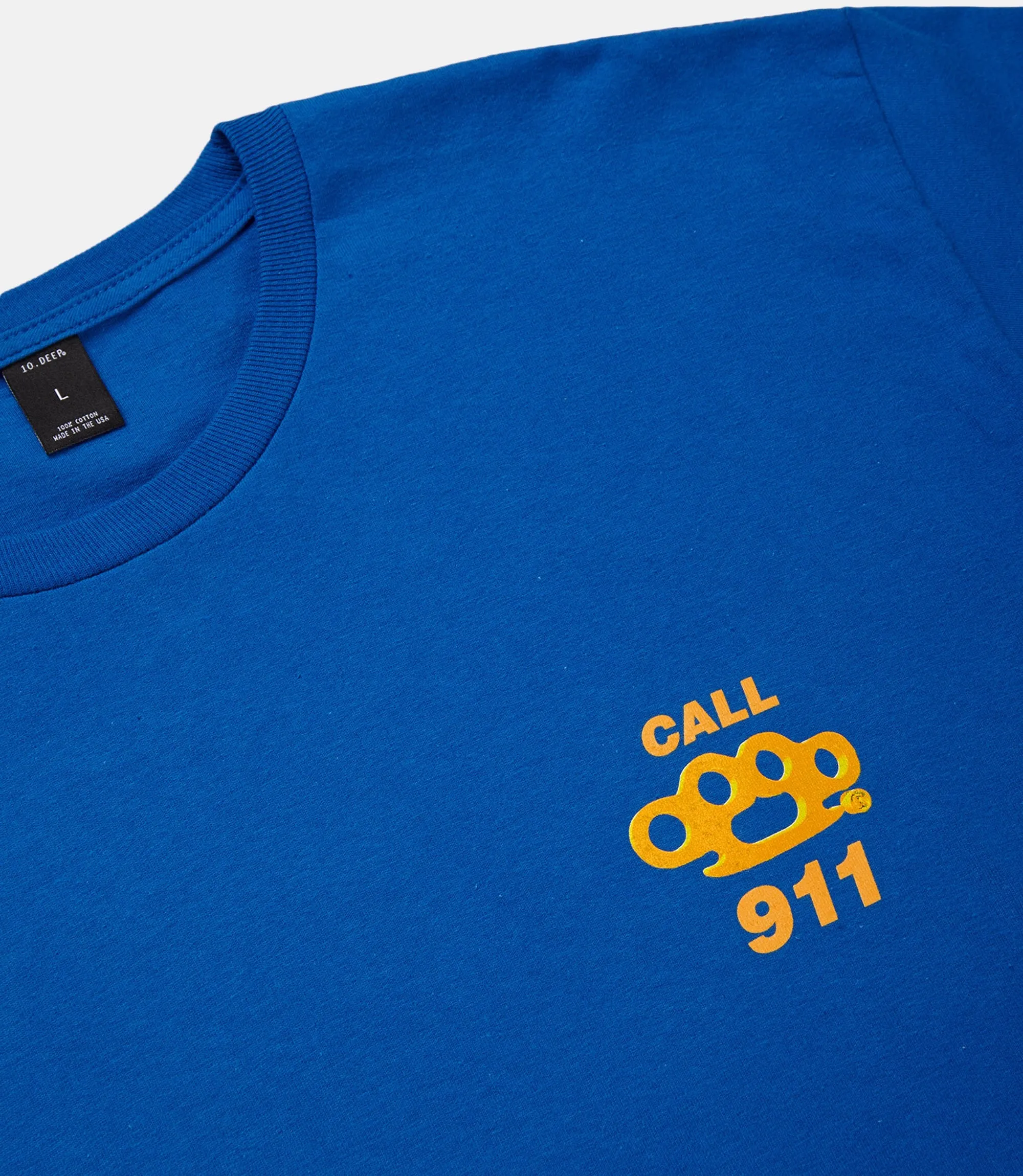 10 Deep Call 911 S/S Tee Blue