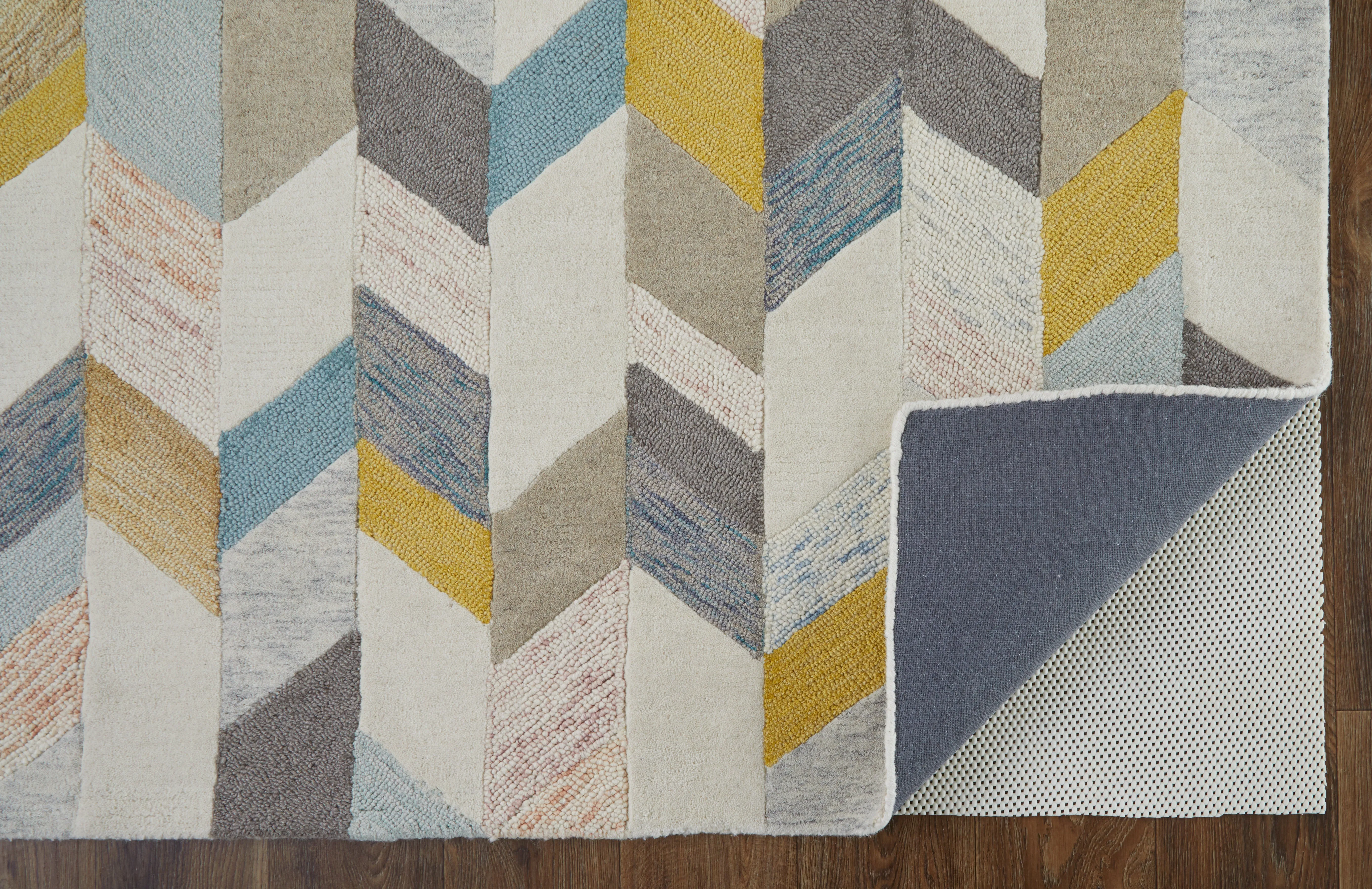 Arazad 8446F Hand Tufted Wool Indoor Area Rug by Feizy Rugs