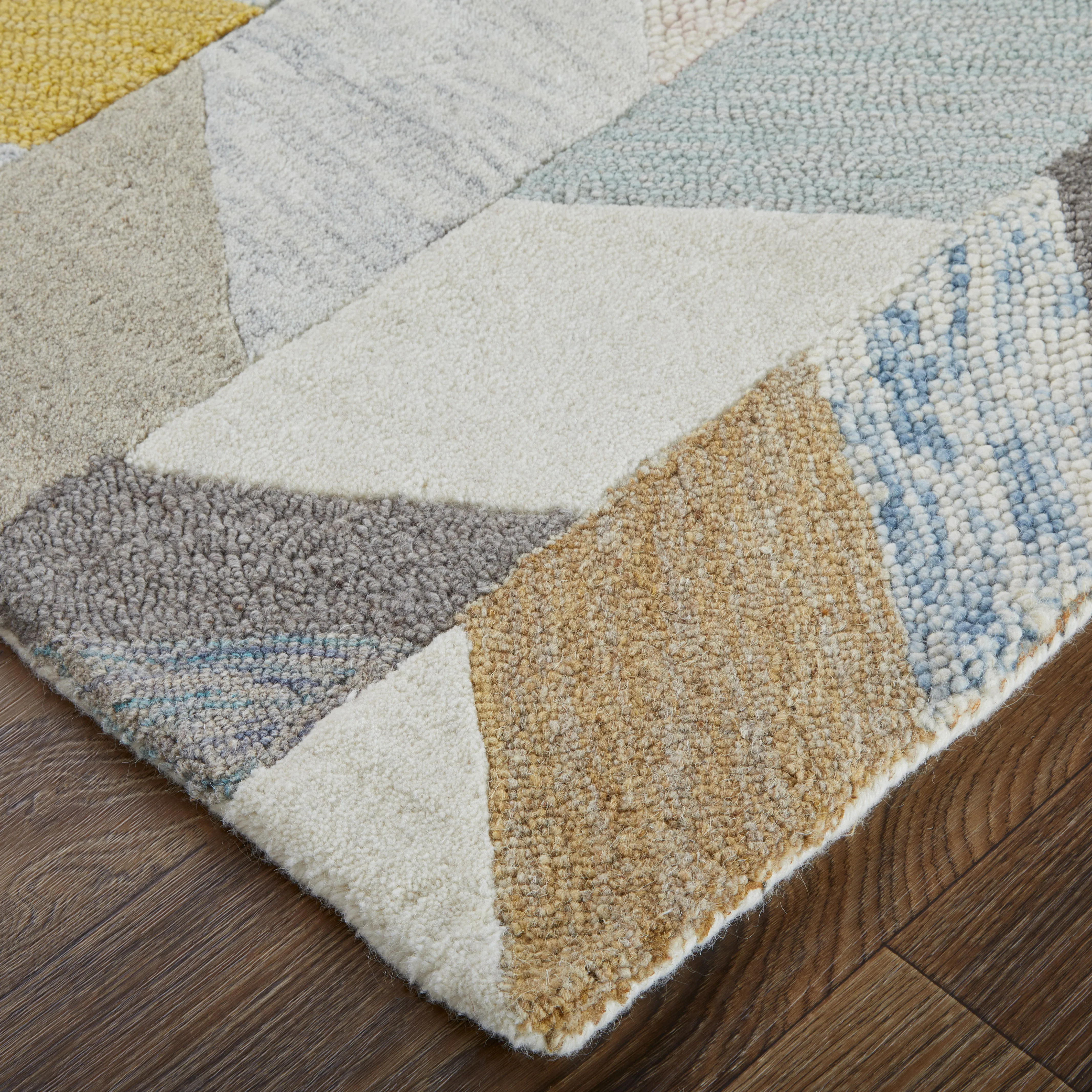 Arazad 8446F Hand Tufted Wool Indoor Area Rug by Feizy Rugs