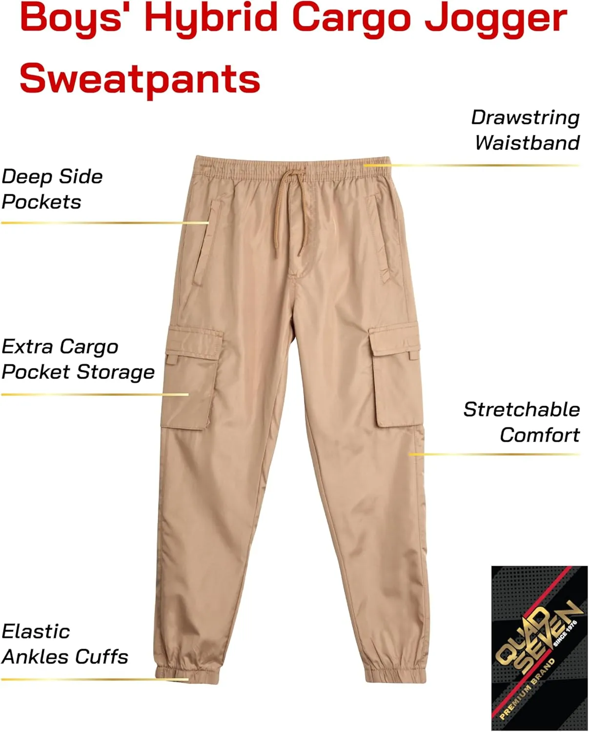 Boys Tech Pants -  - (:8-18)