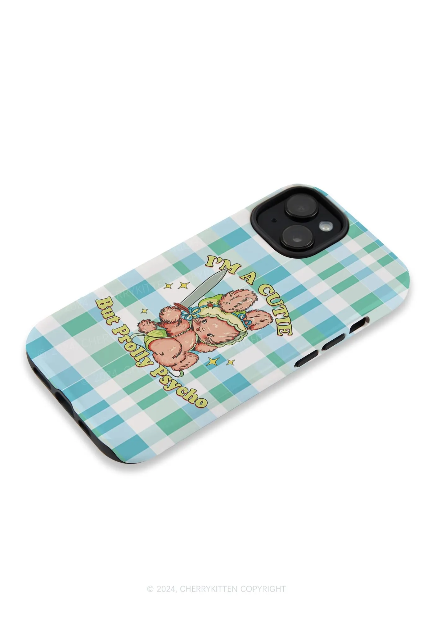 Cutie But Prolly Psycho Y2K Phone Case Cherrykitten