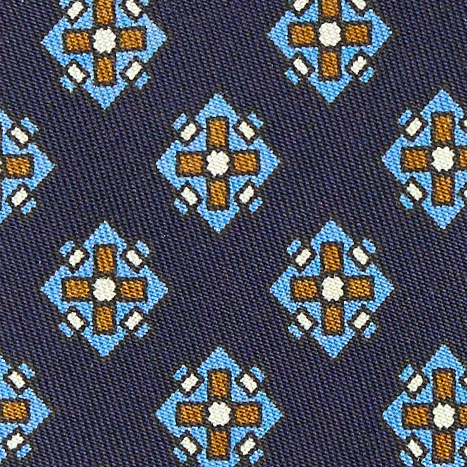 DARK BLUE SILK TIE