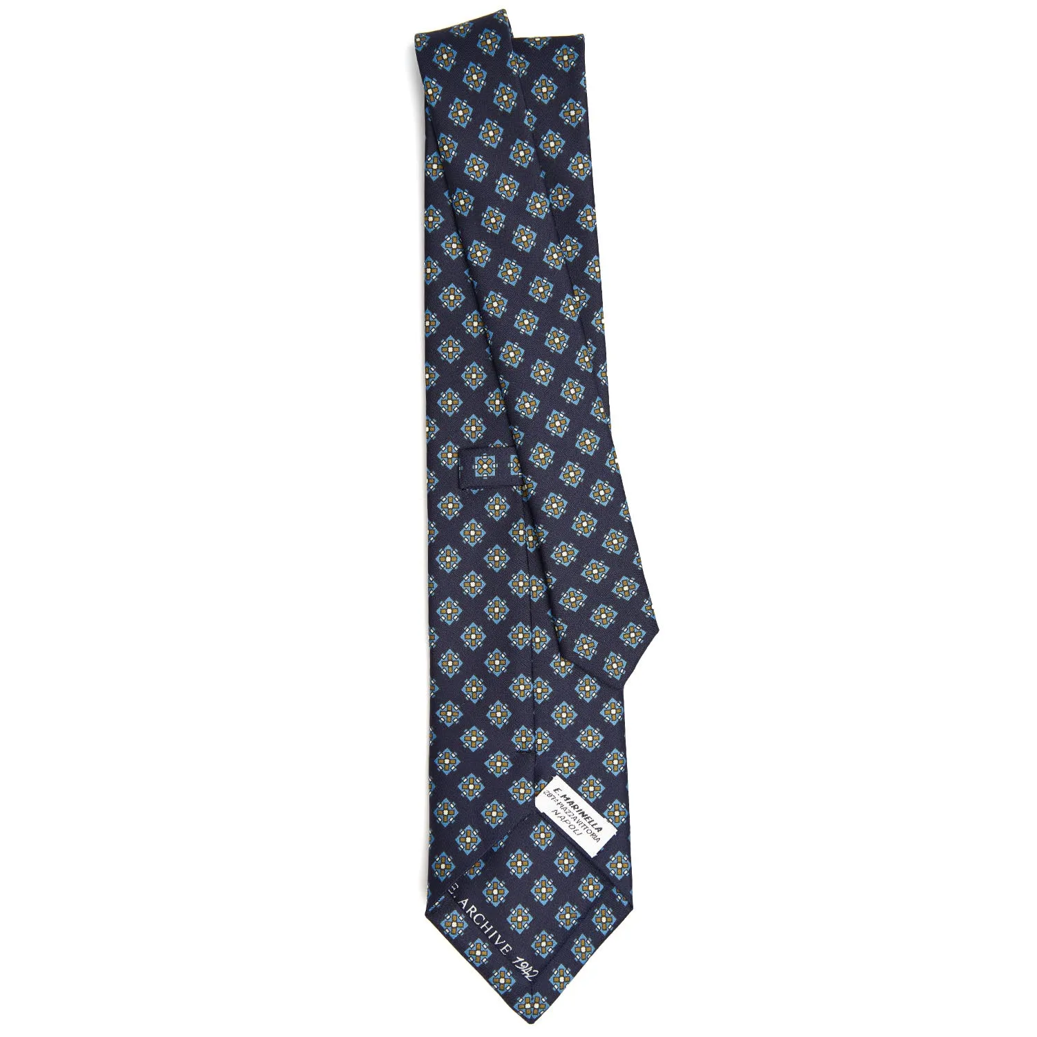DARK BLUE SILK TIE