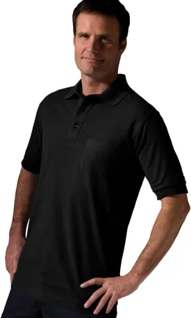 Edwards Big and Tall Short Sleeve Pique Pocket Shirt