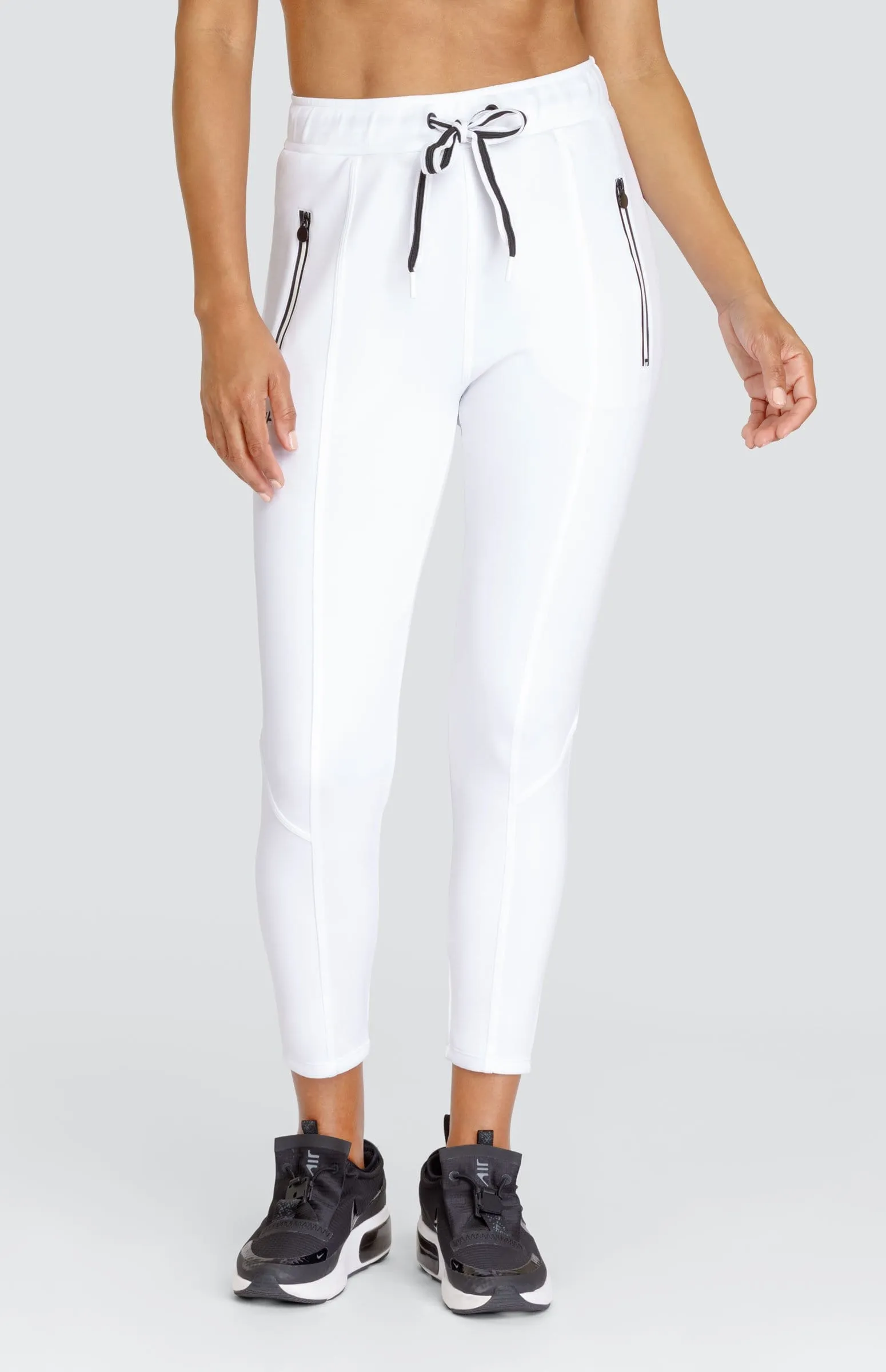 Eleanor Chalk White Jogger