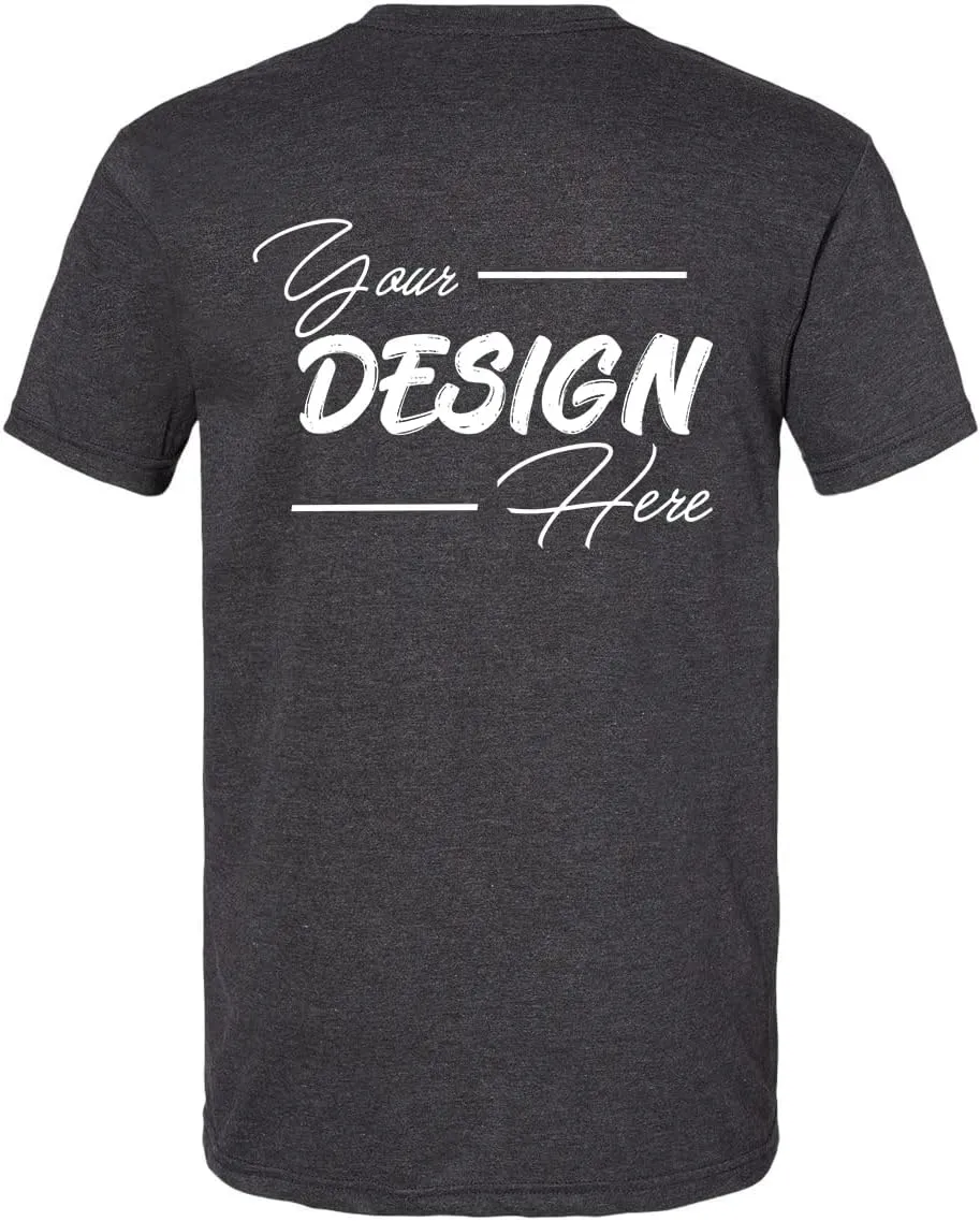 INK STITCH Unisex 67000 Gildan Custom Printing Add Your Own Design CVC Softstyle T-Shirts