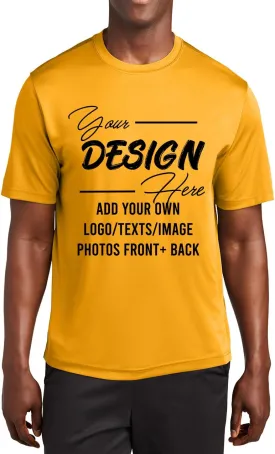 INK STITCH Unisex St350 Custom Printing Logo Texts Photo PosiCharge Polyester Performance Tees