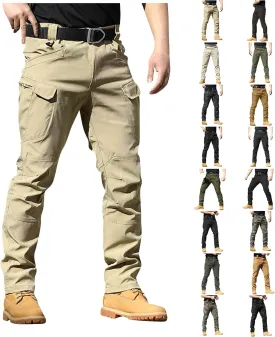 Tactical Cargo Pants for Men Ripstop Water Resistant Camo Hiking Pants Stretch Lightweight Work Pant Multi Pockets