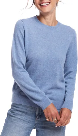 Weatherproof Vintage Women's Lightweight 100% Pure Thin Cashmere Sweater, Long Sleeve Sweatshirt, Casual Soft Pullover(XS-XL)